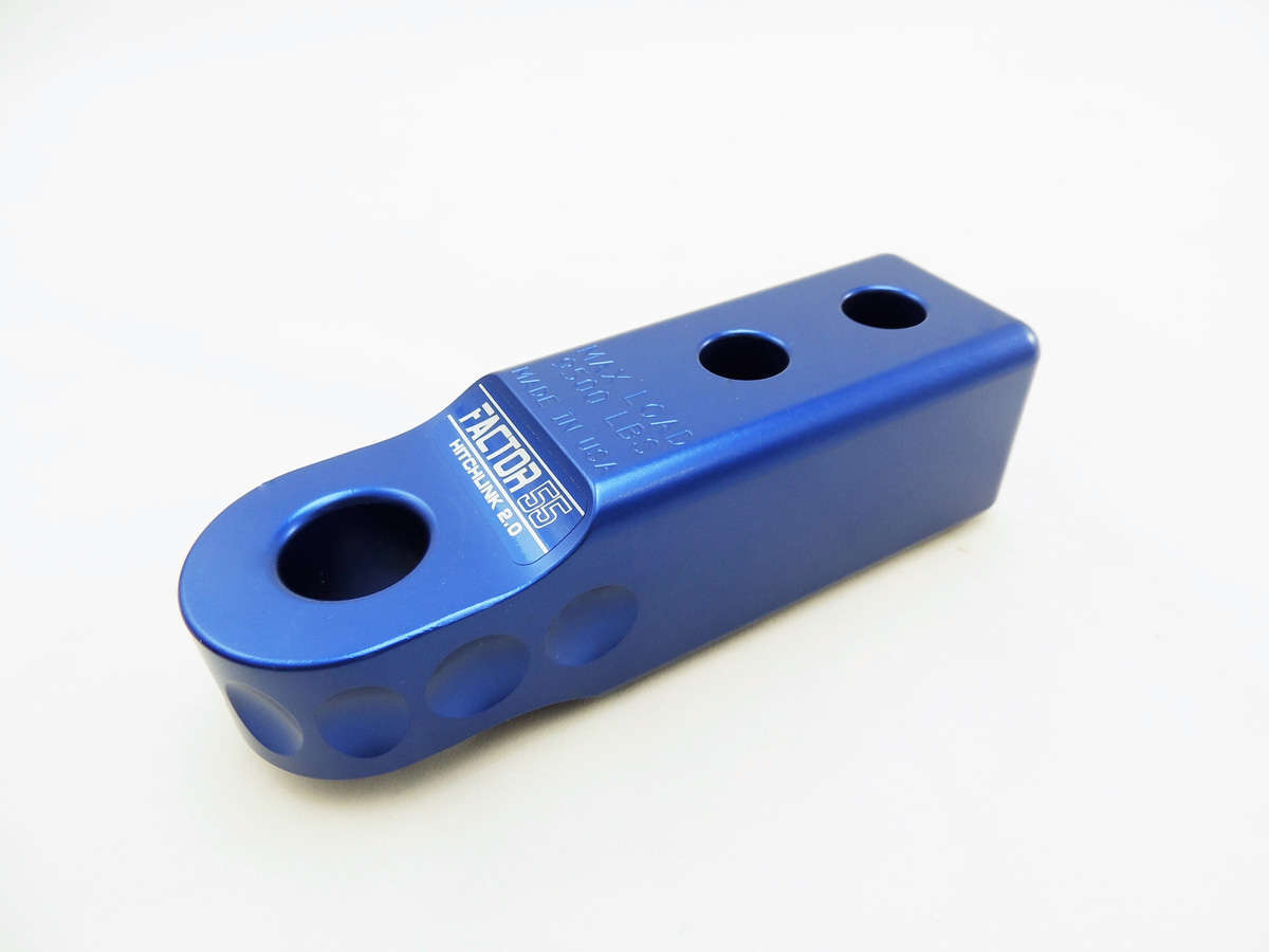 Factor 55 HitchLink 2.0 Reciever Shackle Mount 2 Inch Receivers Blue Factor 55
