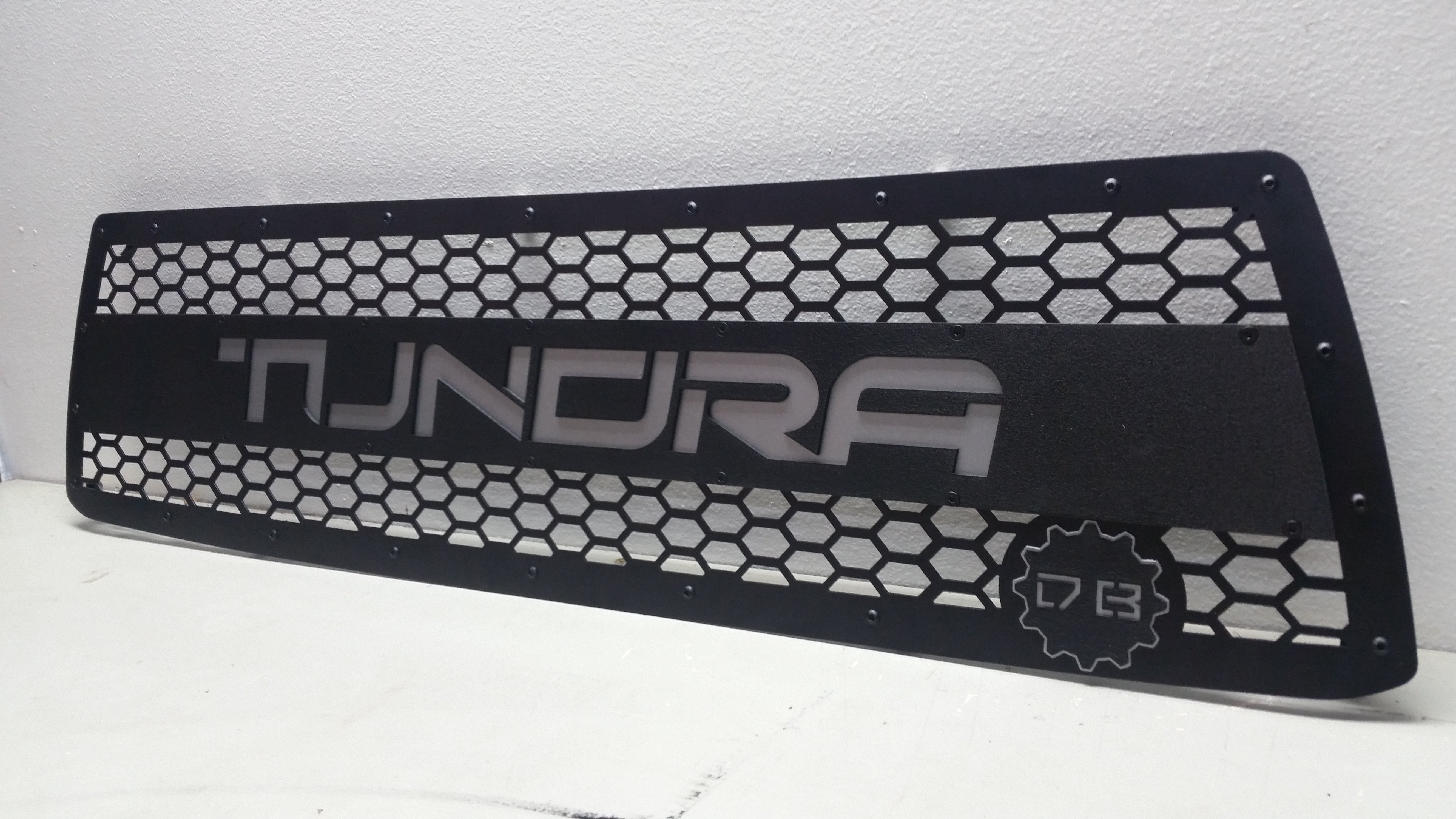 DB Customz Tundra Grille Insert; With Color-Matched Lettering; 2010 - 2013; FREE SHIPPING!