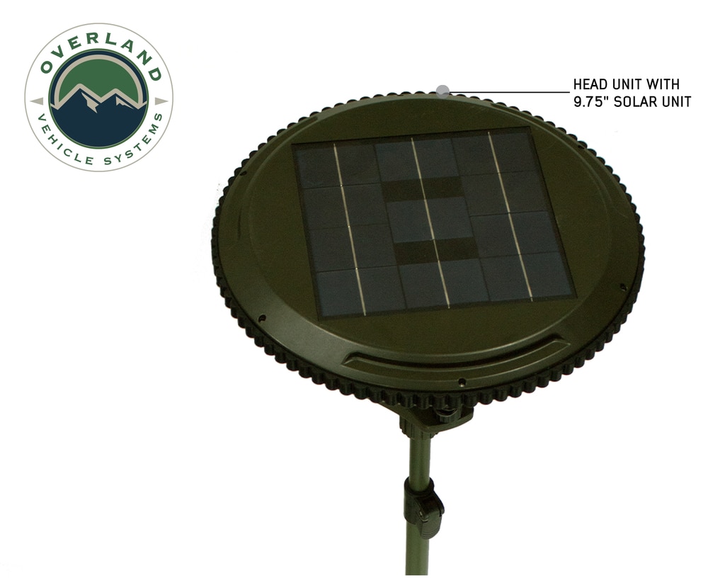 Overland Vehicle Systems Solar Camping Light Pods & Speaker Universal Wild Land