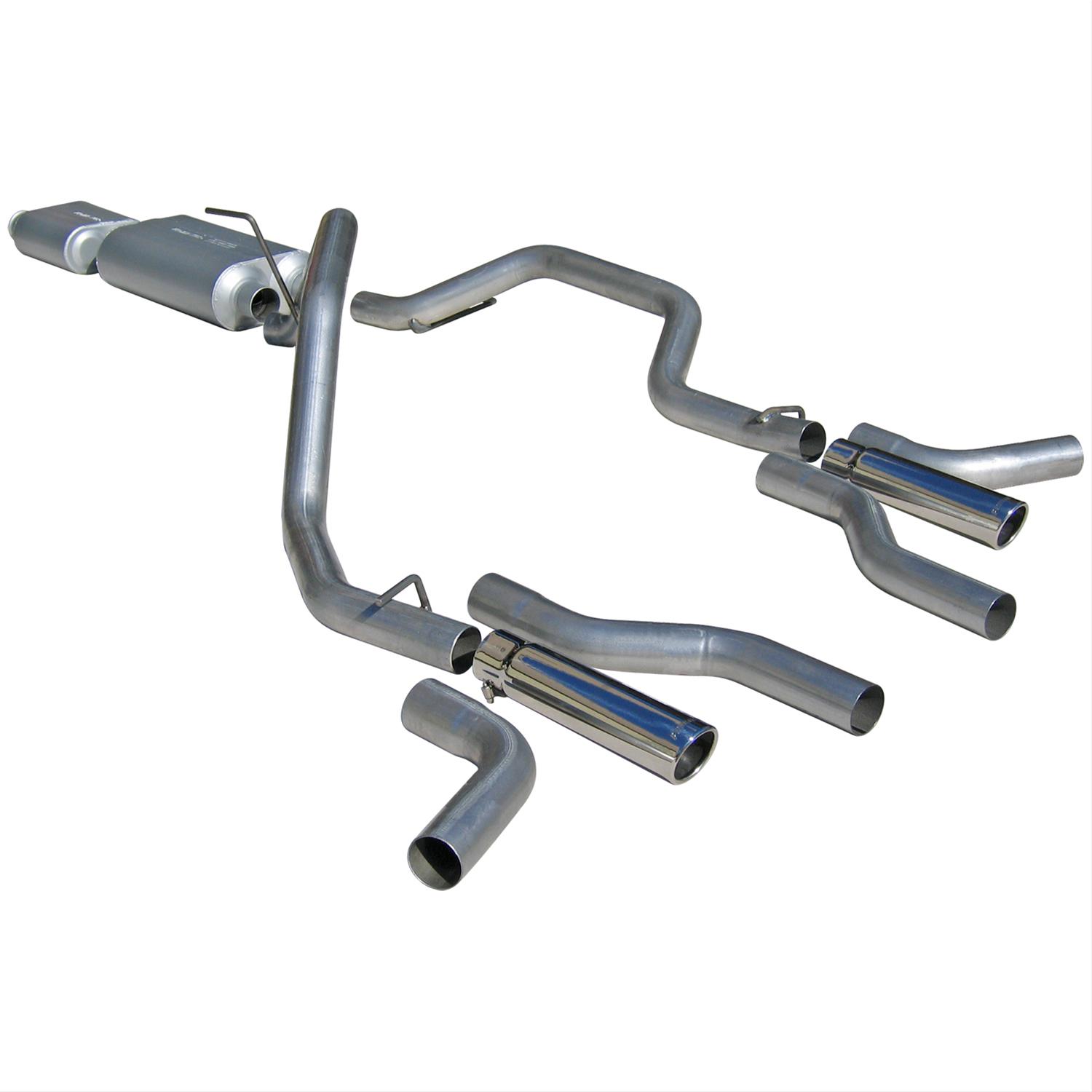 2000-2006 Toyota Tundra Cat-back System - Dual Rear/Side Exit