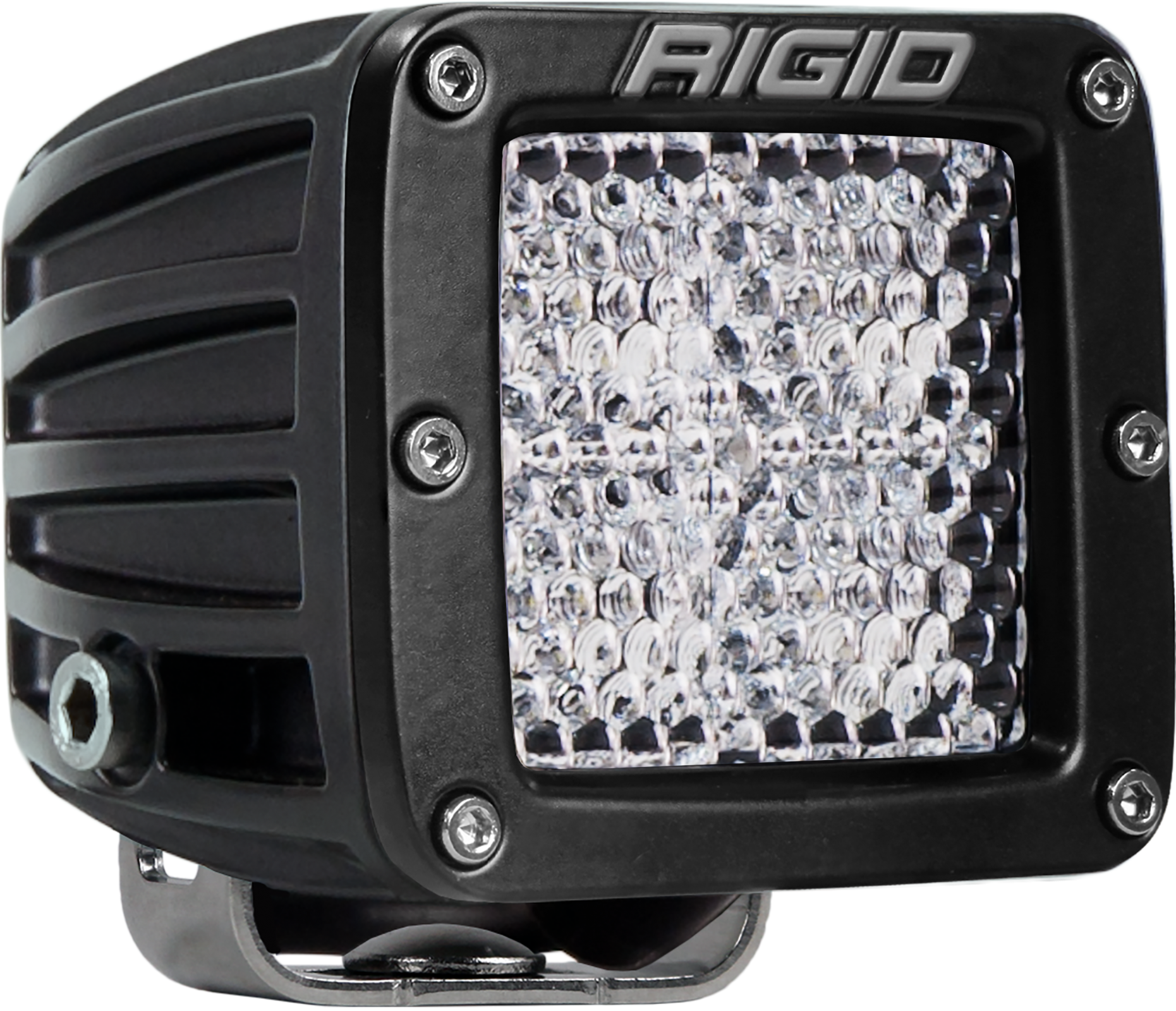 Rigid Industries Diffused Surface Mount Black D-Series Pro