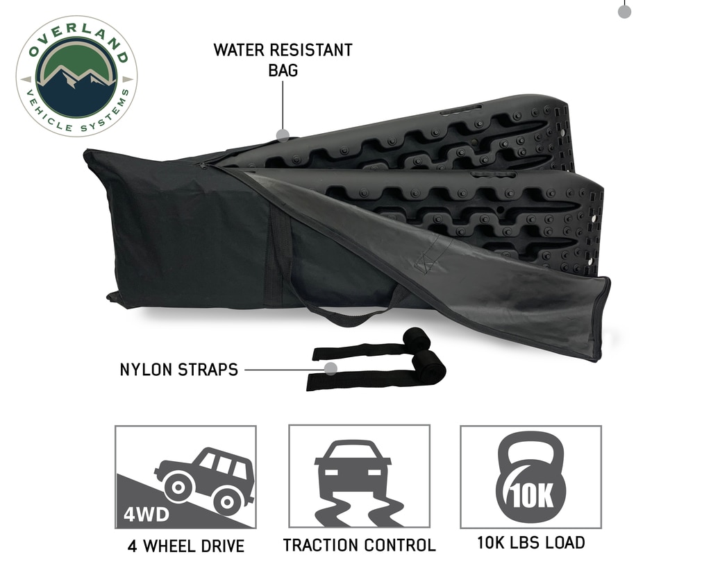 Overland Vehicle Systems Combo Kit with Recovery Ramp and Multi Functional Shovel - Click Image to Close