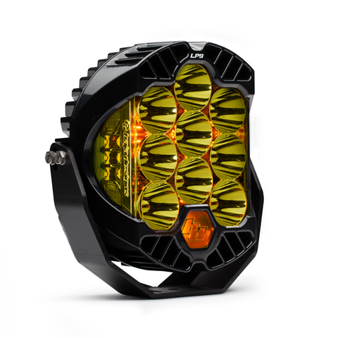 Baja Designs LED Light Pods High Speed Spot Pattern Amber LP9 Racer Edition Series