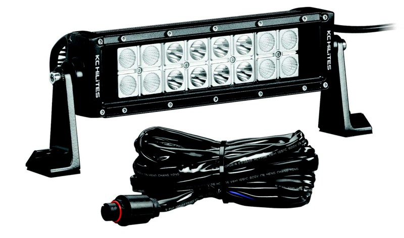 KC HiLiTES C-Series LED - 10" Bar Combo Spot / Spread - Black -