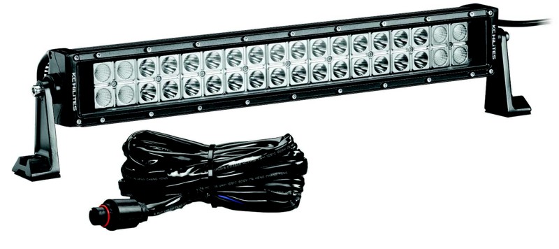 KC HiLiTES C-Series LED - 20" Bar Combo Spot / Spread - Black - - Click Image to Close