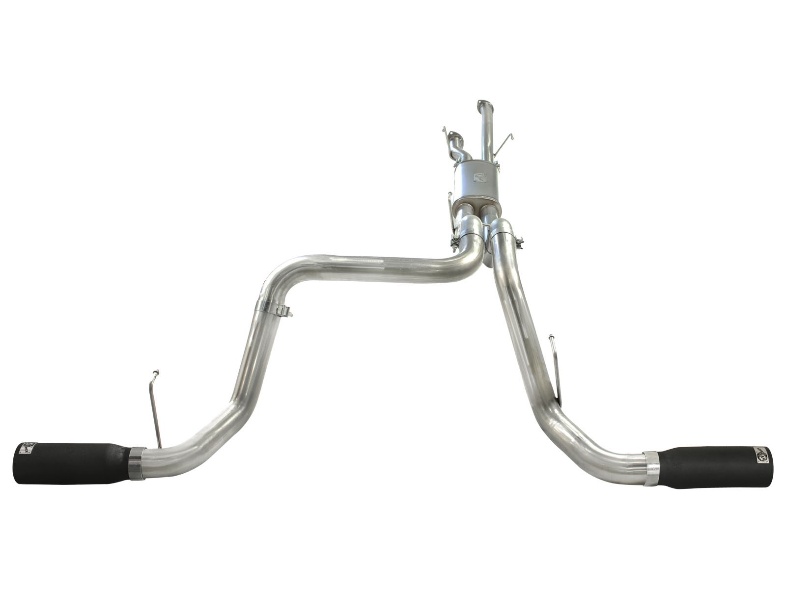 aFe POWER 49-46014-B MACH Force-Xp 2-1/2" to 3" 409 Stainless Steel Cat-Back Exhaust System - BLACK TIP - 2010-2021