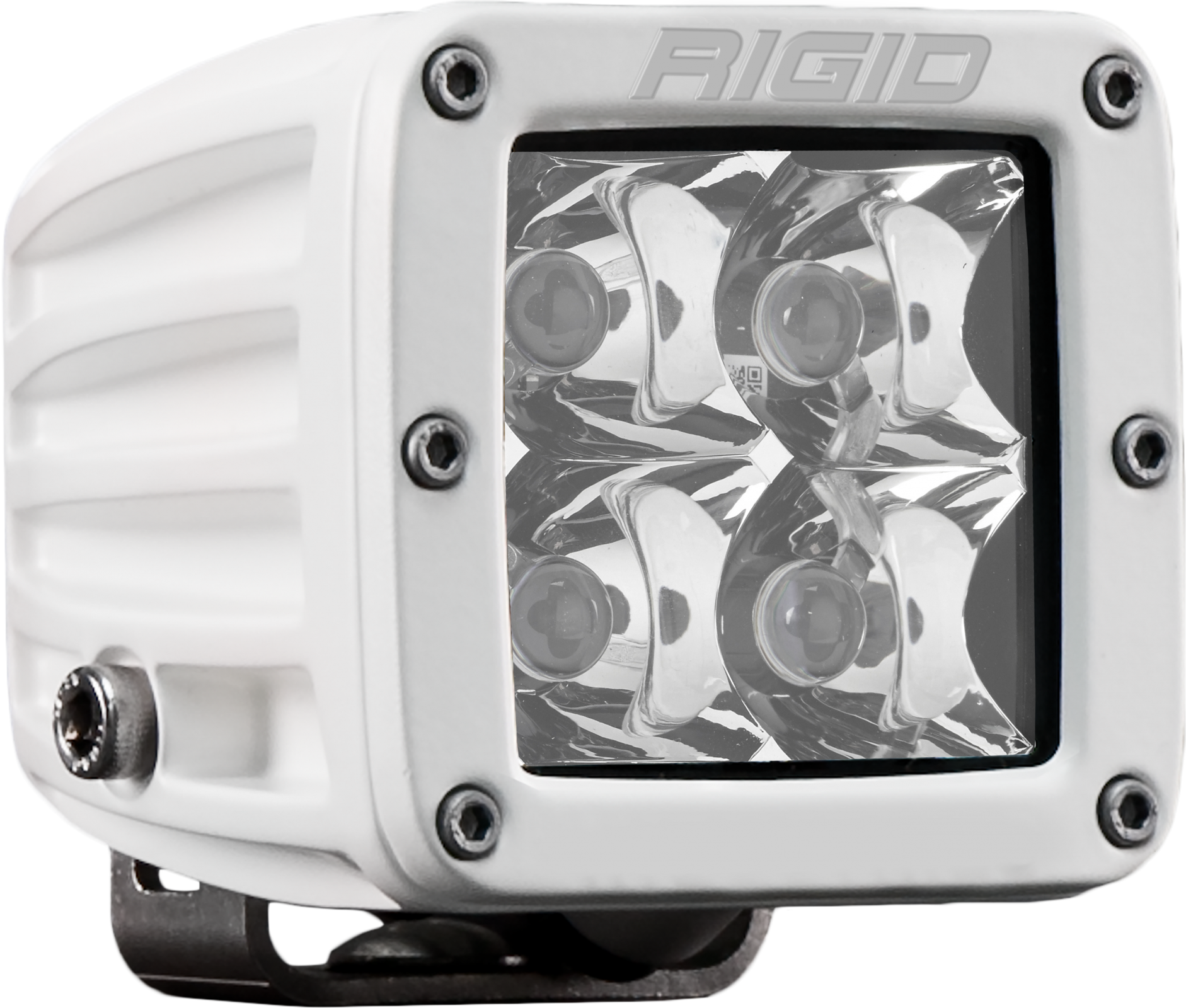 Rigid Industries Hybrid Spot Surface Mount White Housing D-Series Pro - Click Image to Close