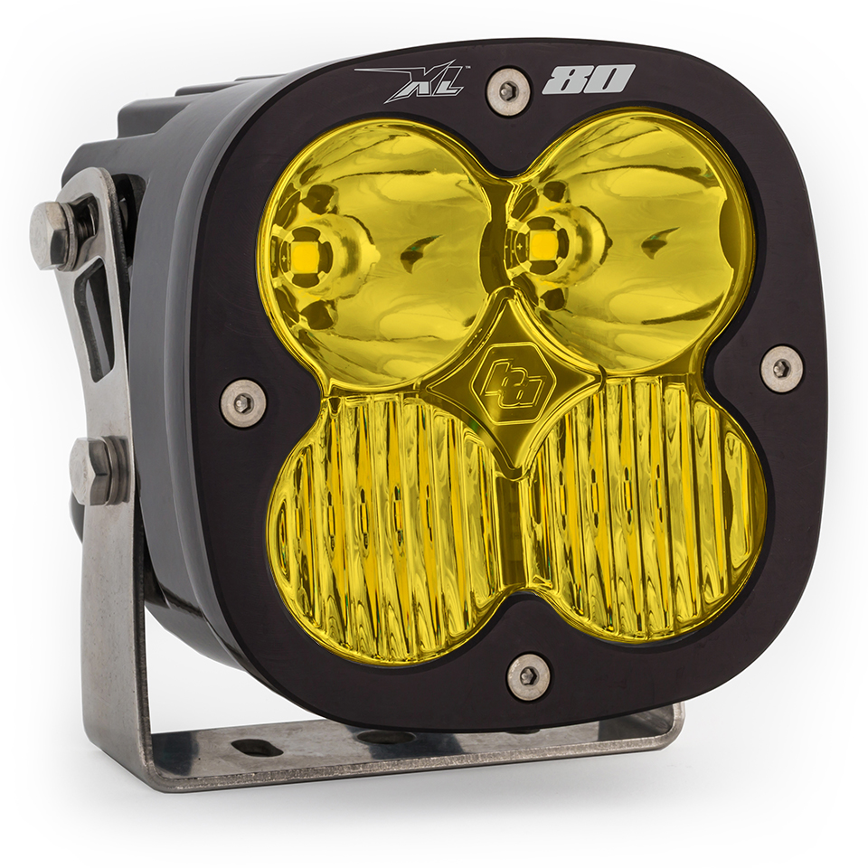 Baja Designs LED Light Pods Amber Lens Spot Each XL80 Driving/Combo