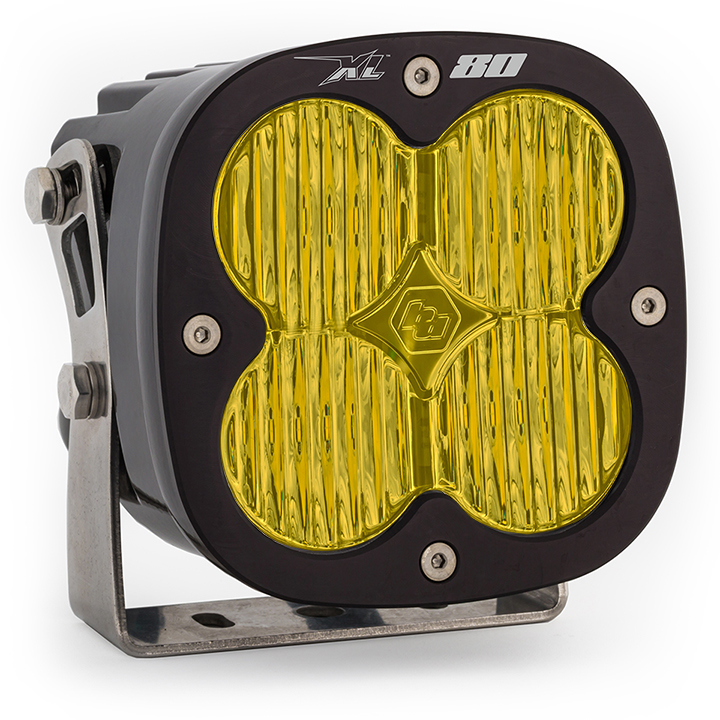 Baja Designs LED Light Pods Amber Lens Spot Each XL80 Wide Cornering