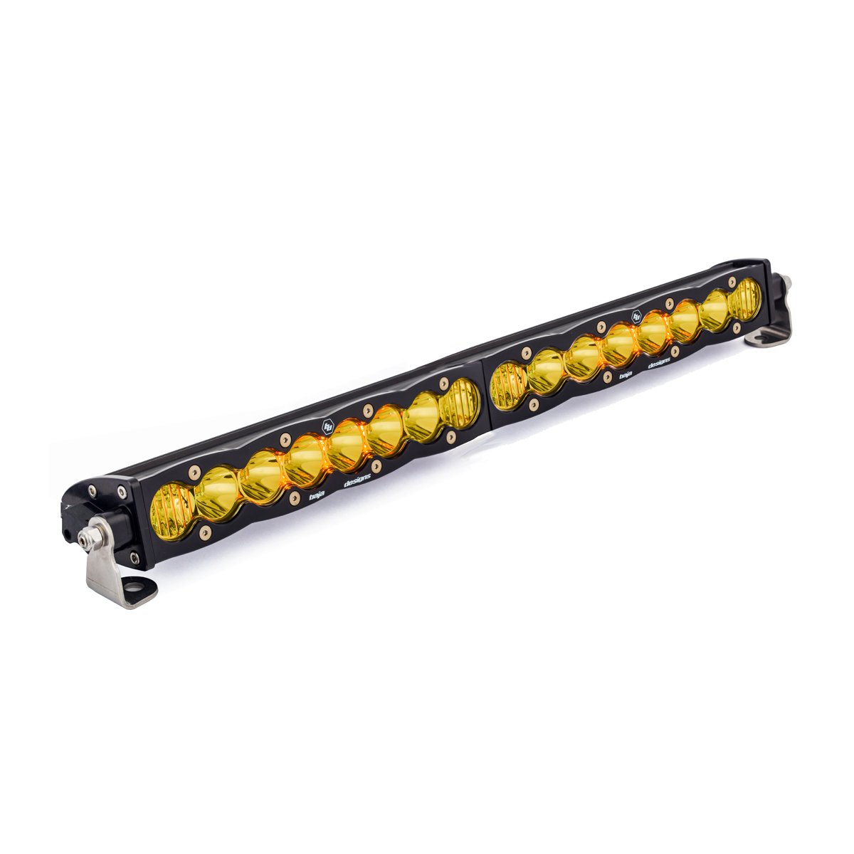 Baja Designs 20 Inch LED Light Bar Single Amber Straight Driving Combo Pattern S8 Series - Click Image to Close