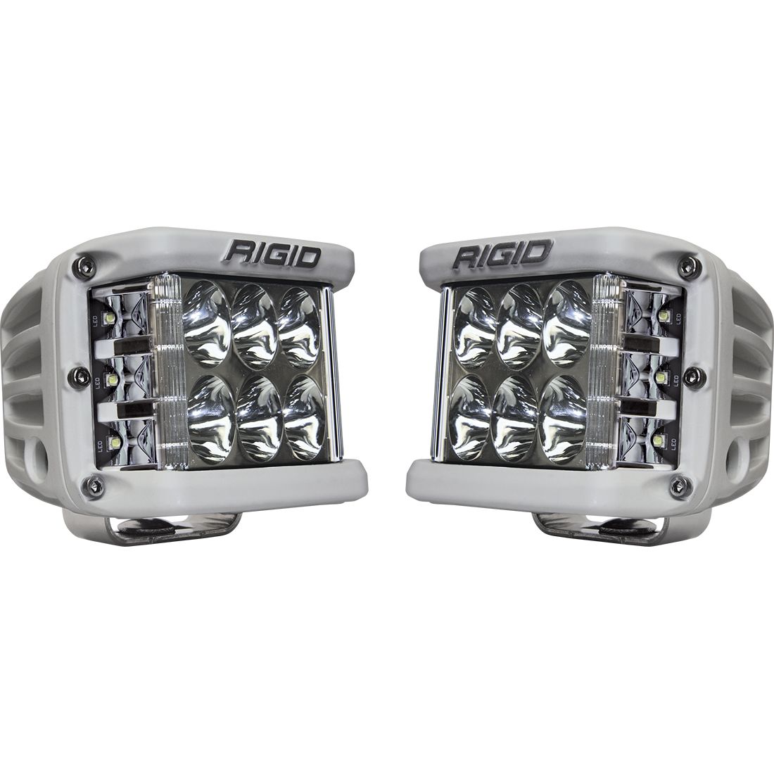 Rigid Industries Driving Surface Mount White Housing Pair D-SS Pro