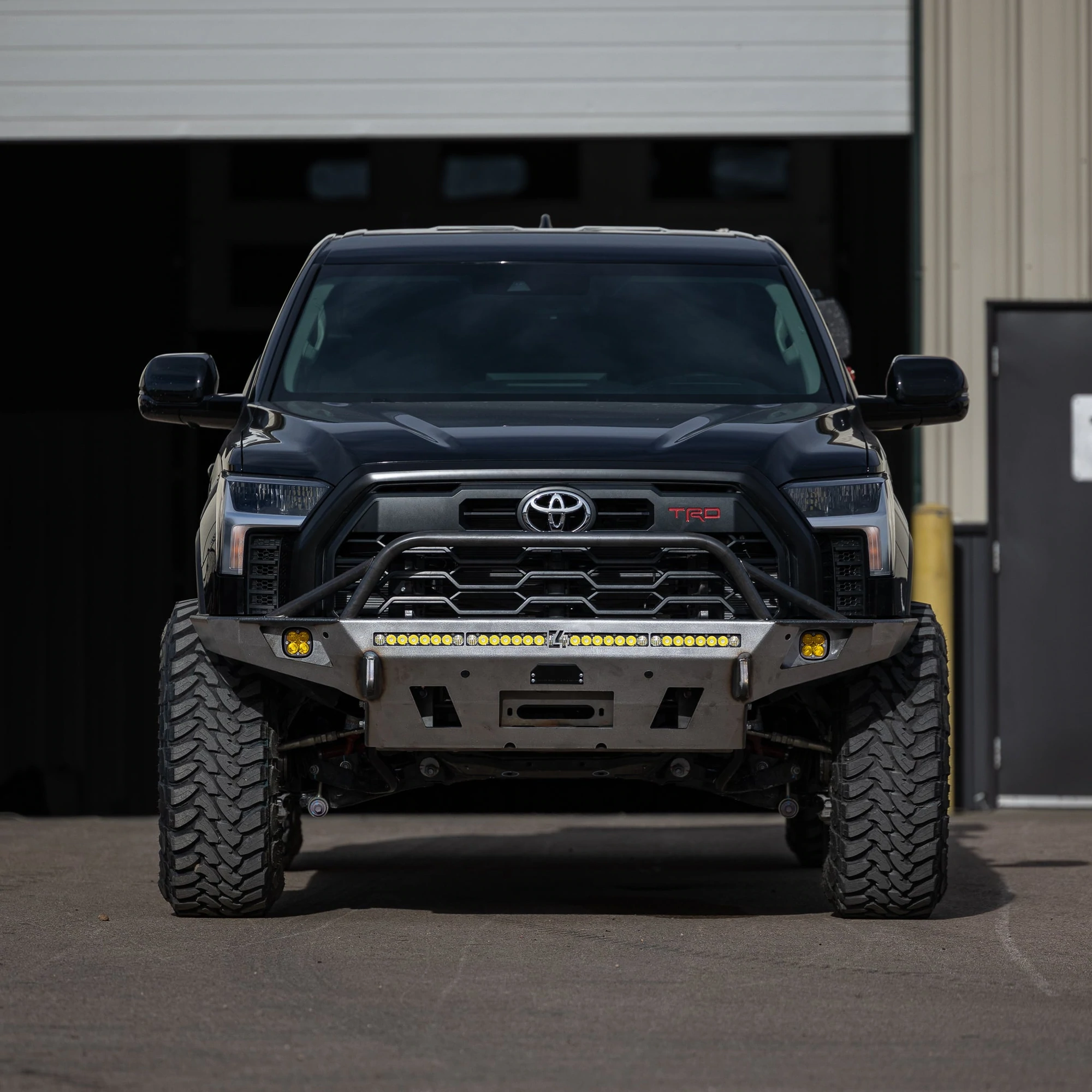 C4 Fab Overland Series Front Bumper; 2022 Tundra
