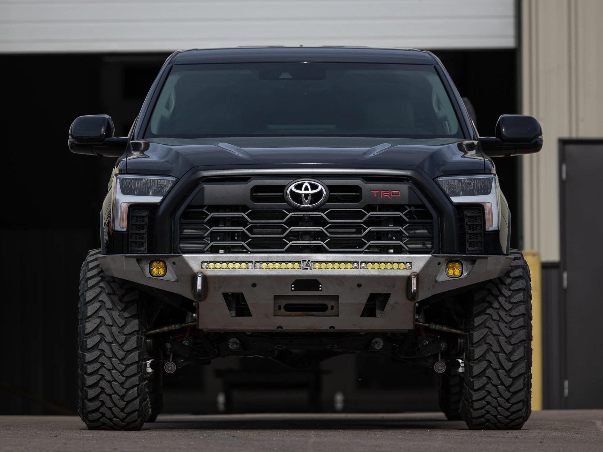 C4 Fab Overland Series Front Bumper; 2022 Tundra