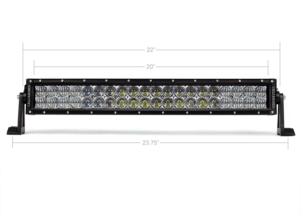 Cali Raised 22 In. Dual Row 5D Optic OSRAM LED Bar Cali Raised 22 In. Dual Row 5D Optic OSRAM LED Bar