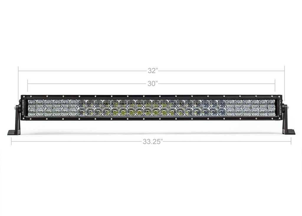 Cali Raised 32 In. Dual Row 5D Optic OSRAM LED Bar Cali Raised 32 In. Dual Row 5D Optic OSRAM LED Bar