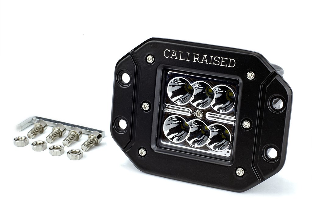Cali Raised 3X2 18W Flush Mount Pod - Single Cali Raised 3X2 18W Flush Mount Pod - Single