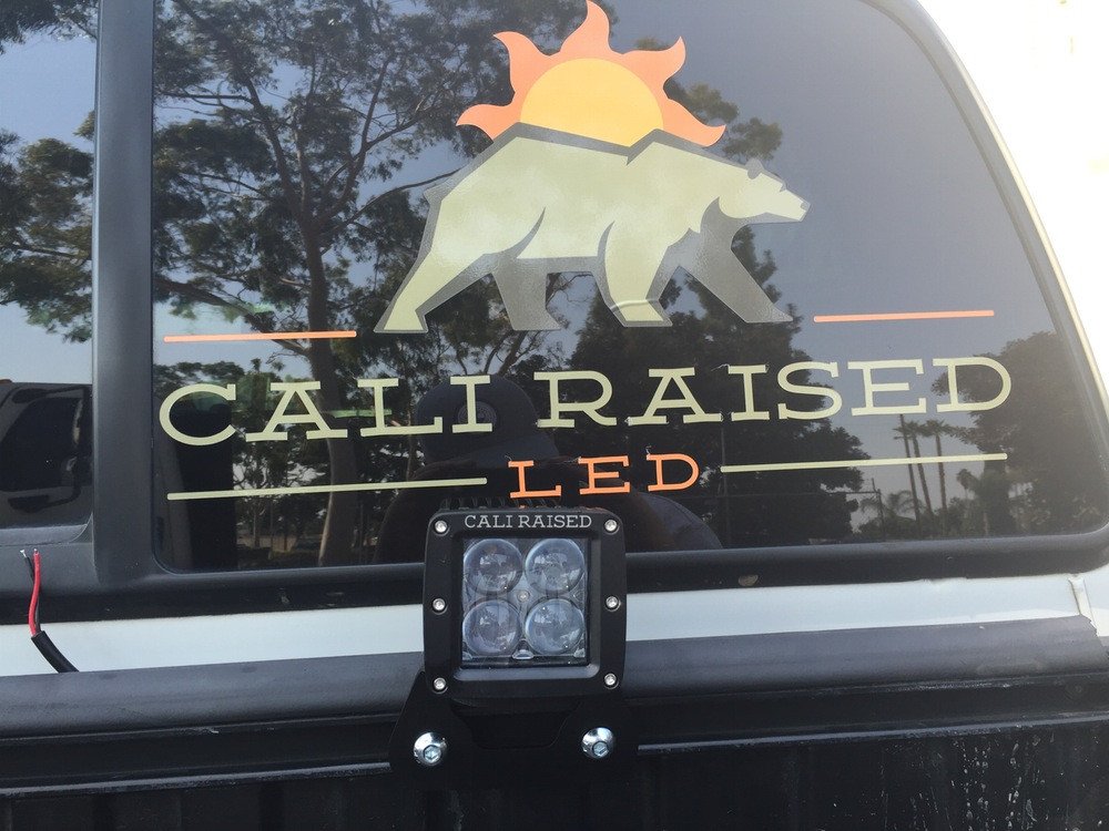 Cali Raised Toyota Truck Bed Rail LED Pod Mounting Brackets Cali Raised Toyota Truck Bed Rail LED Pod Mounting Brackets