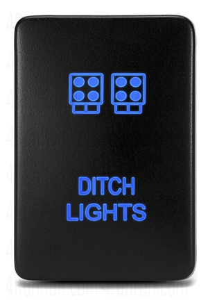 Cali Raised Small Style Toyota OEM Style "Ditch Lights" Switch - Click Image to Close