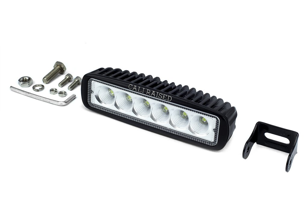 Cali Raised 18W Slim LED Flood Work Light - Single Cali Raised 18W Slim LED Flood Work Light - Single