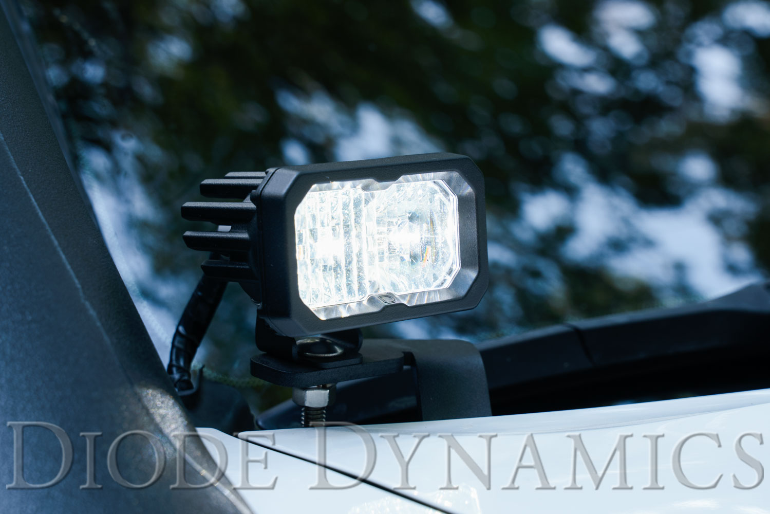 Diode Dynamics Stage Series 2 Inch LED Pod, Sport White Combo Standard RBL Each