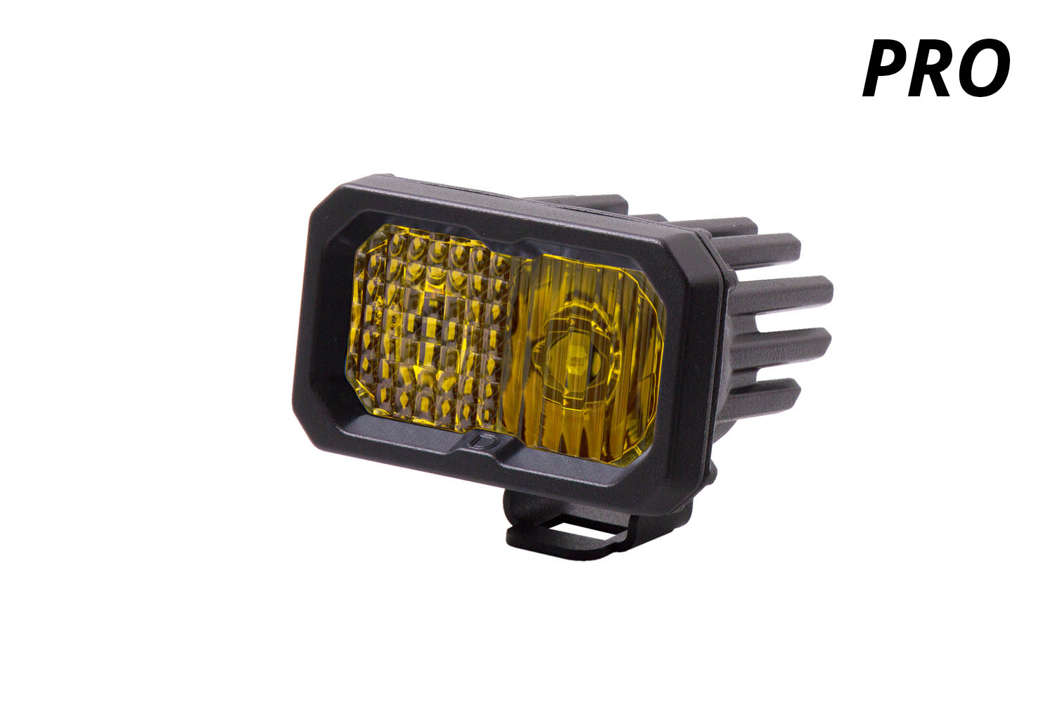 Diode Dynamics Stage Series 2 Inch LED Pod, Pro Yellow Combo Standard ABL Each - Click Image to Close