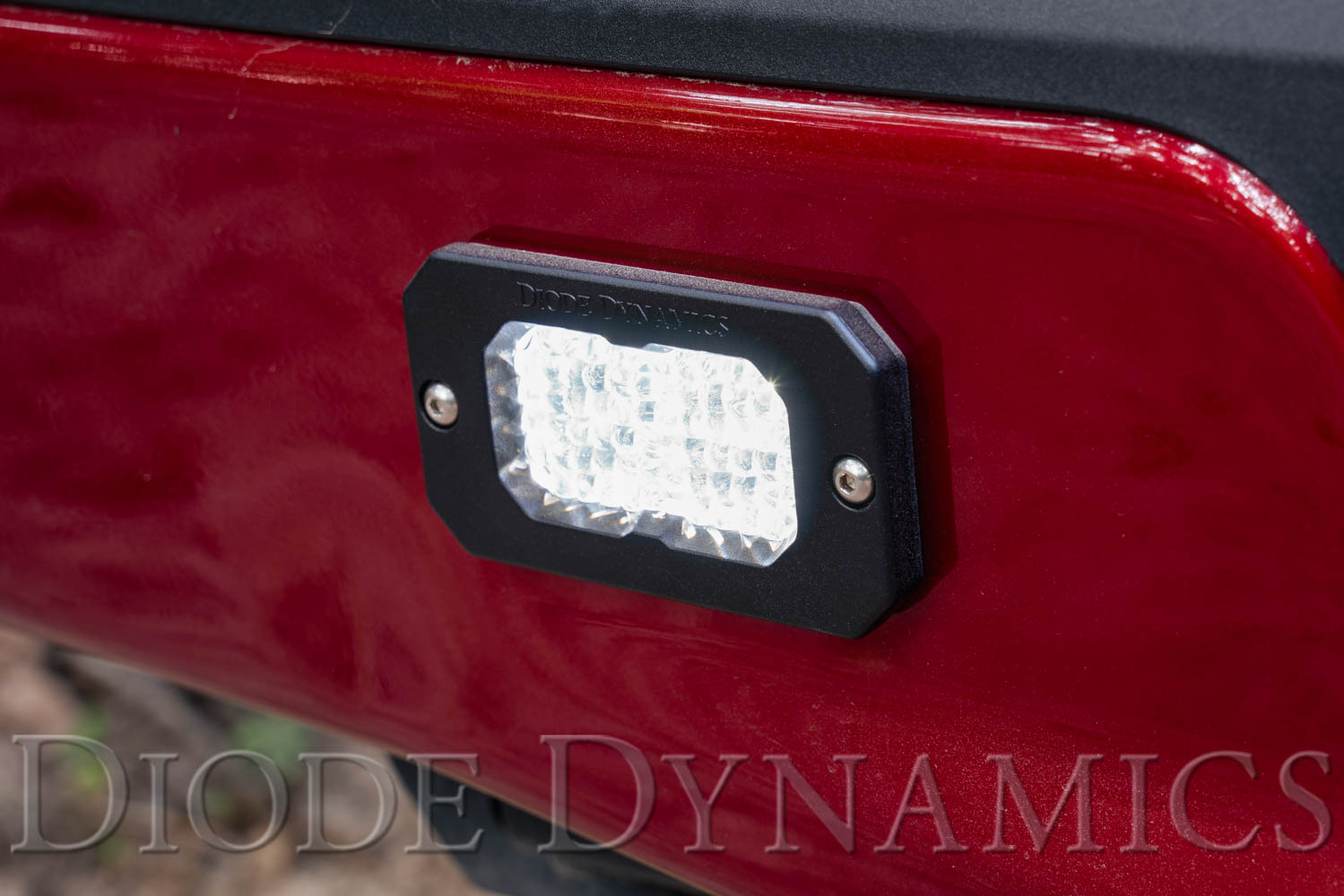 Diode Dynamics Stage Series 2 Inch LED Pod, Sport White Flood Flush WBL Pair
