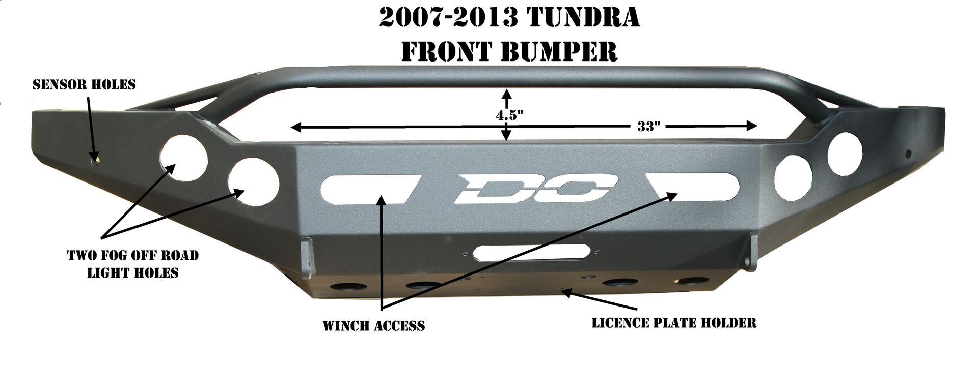 Demello Off-Road Tundra Front winch bumper 07-13
