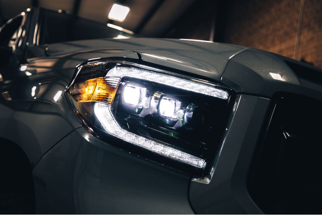 Morimoto XB LED Headlights; White DRL; 2014-2020 Toyota Tundra