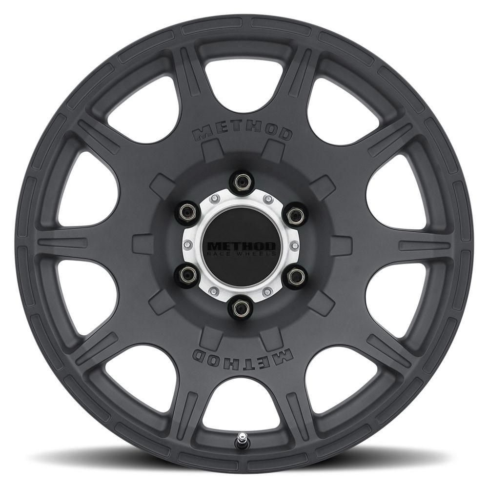 Method Race Wheels MR308 Roost; 18x9, 5x150, 18 OS; MATTE BLACK; 2007-2021 Tundra 5-Lug