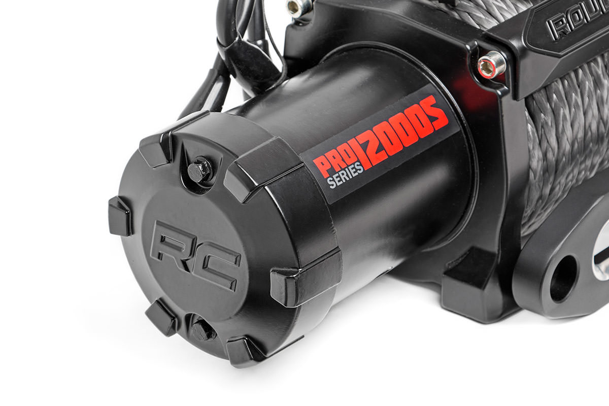 Rough Country 12000LB Pro Series Electric Winch | Synthetic Rope FREE SHIPPING