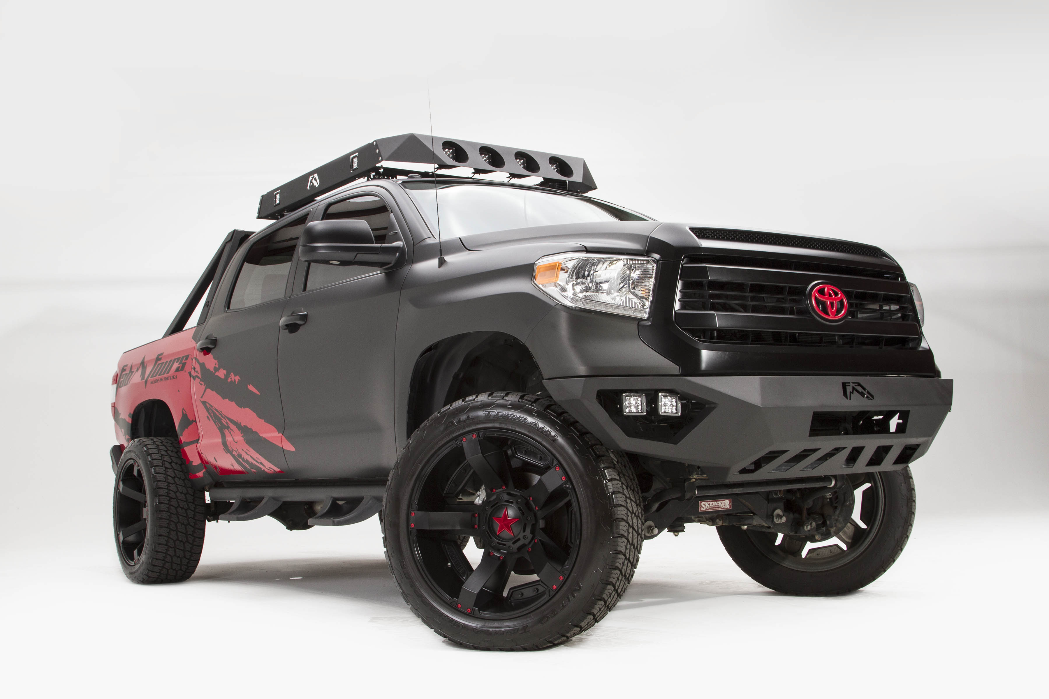 Fab Fours Vengeance Front Bumper w/No Guard 2014-2021 Tundra - Click Image to Close