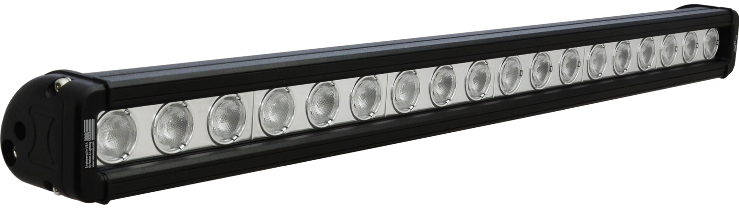 24" XMITTER LOW PROFILE BLACK 18 3W LED'S 40?? WIDE
