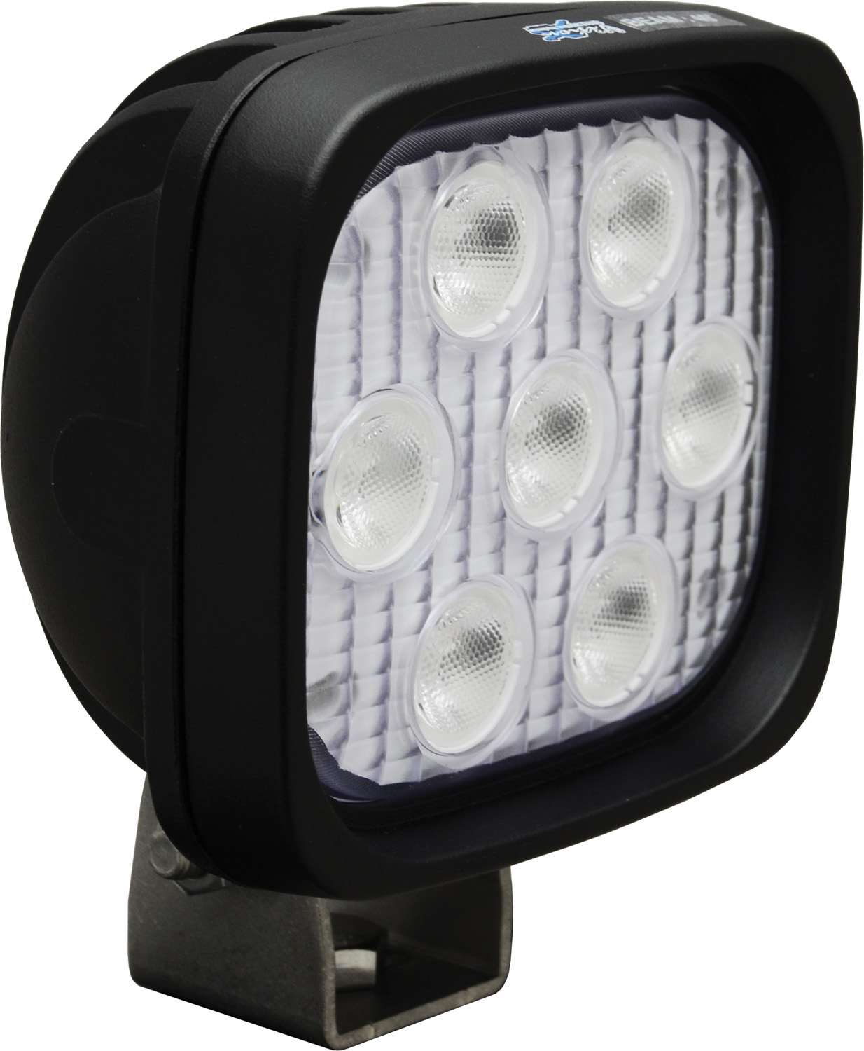 4" SQUARE UTILITY MARKET BLACK 7 3W RED LED'S 40?? WIDE