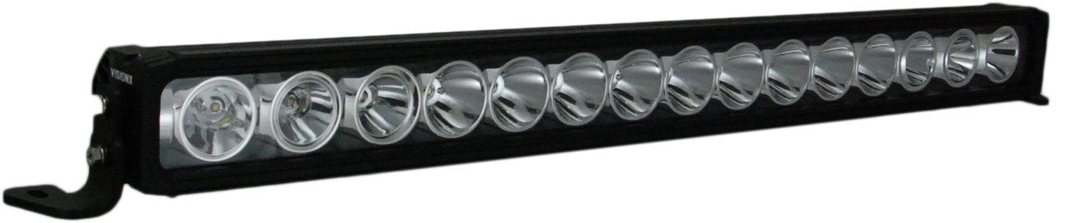 29" XMITTER PRIME IRIS LIGHT BAR 15 LED WITH TILTED OUTER OPTICS