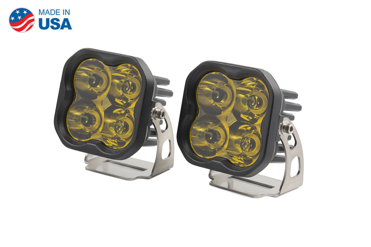 Diode Dynamics Worklight SS3 Sport Yellow Spot Standard (pair)