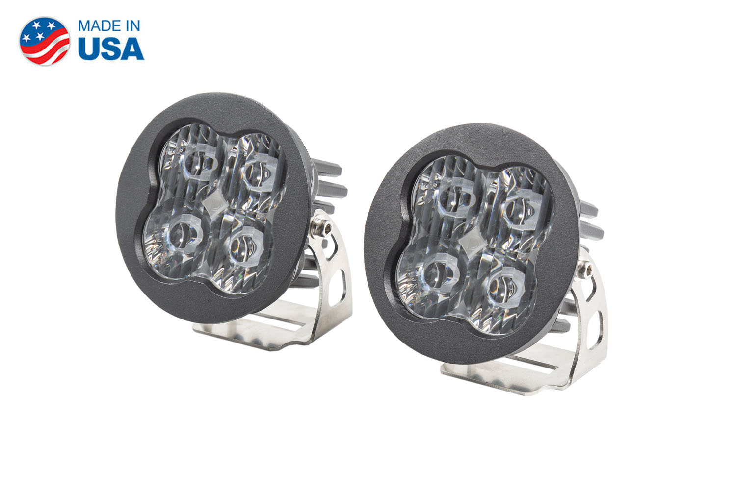 Diode Dynamics Worklight SS3 Pro White SAE Driving Round (pair)