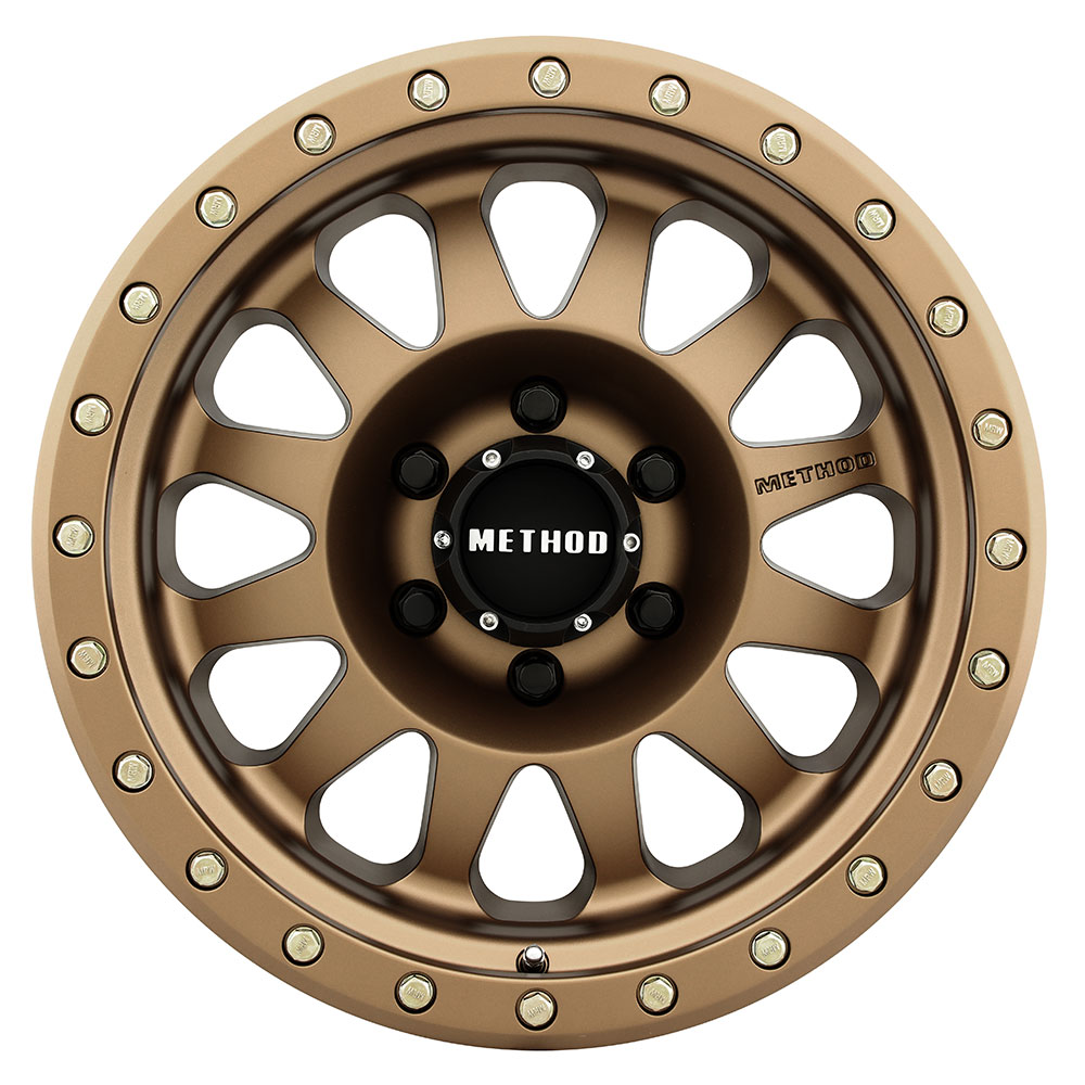 Method Race Wheels MR304 Double Standard; 18x9, 6x5.5, -12 OS; METHOD BRONZE; 2022 Tundra 6-Lug