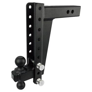 BulletProof Hitches Trailer Ball Mount; 2 1/2 in Receiver; Lockable; 22,000lb, 12 in Drop/Rise