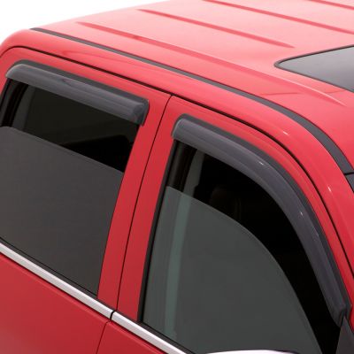 Auto Ventshade Tundra Double Cab Original Side Window Deflector - Dk Smoke (4pc) 2007-2020