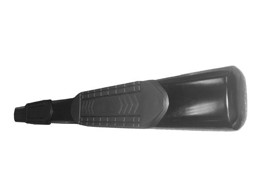 TrailFX Tundra Dbl Cab Oval Side Bars with step pad - Black - 2007-2020