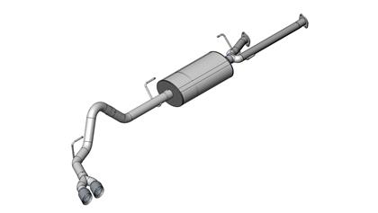 Corsa Performance Sport Cat Back System w/Muffler & 3 in. pipe Dual Exit 2011-21 Tundra