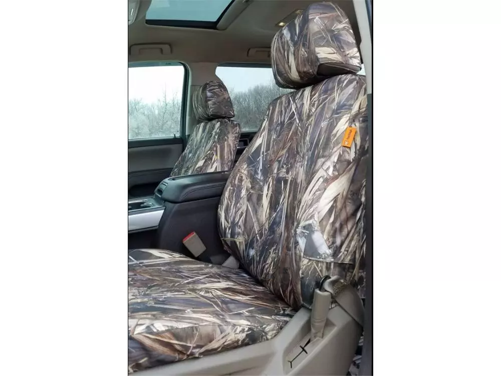 Tiger Tough Tundra Camoflage Seat Cover, 60/50 Split Beanch Back Row 2014+