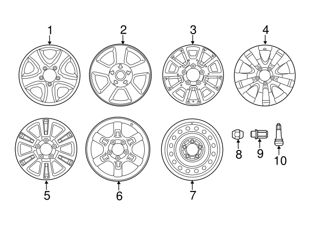 Toyota Steel Wheel