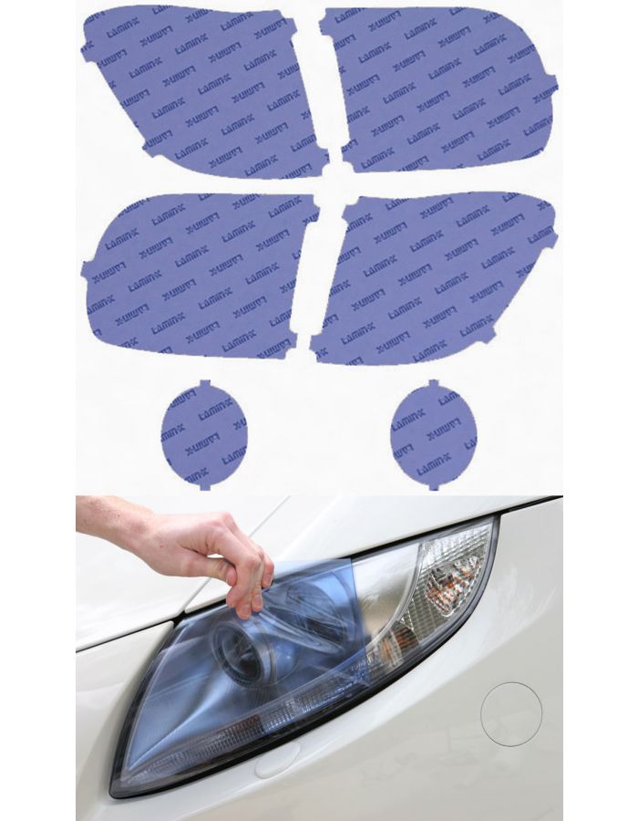 Lamin-X Blue Headlight Covers; (03-06) Toyota Tundra