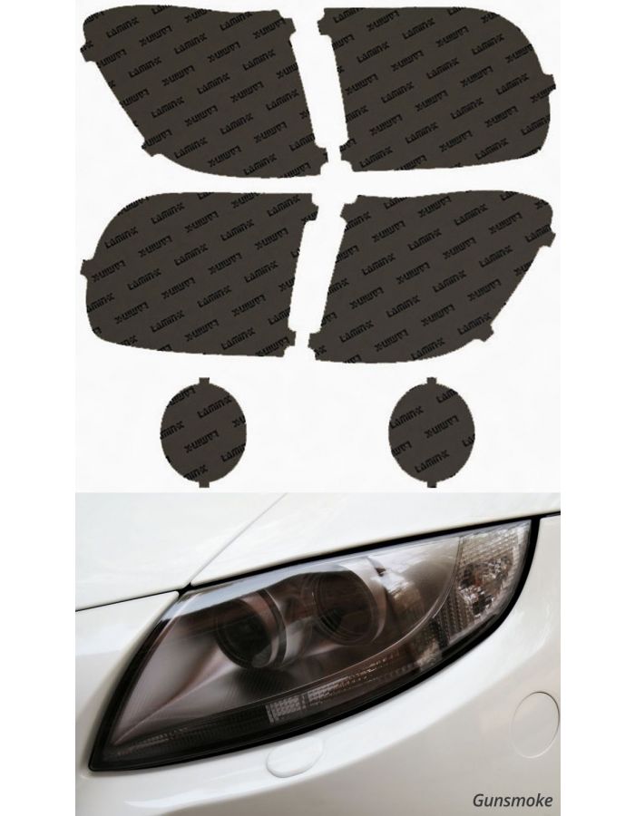 Lamin-X Gunsmoke Headlight Covers; (03-06) Toyota Tundra