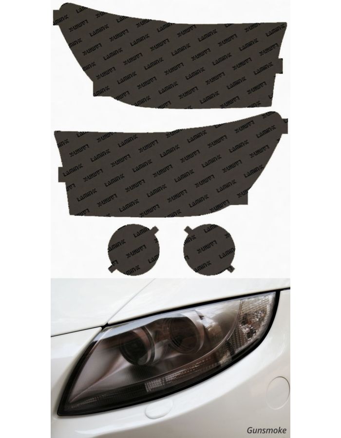 Lamin-X Gunsmoke Headlight Covers; (07-09) Toyota Tundra